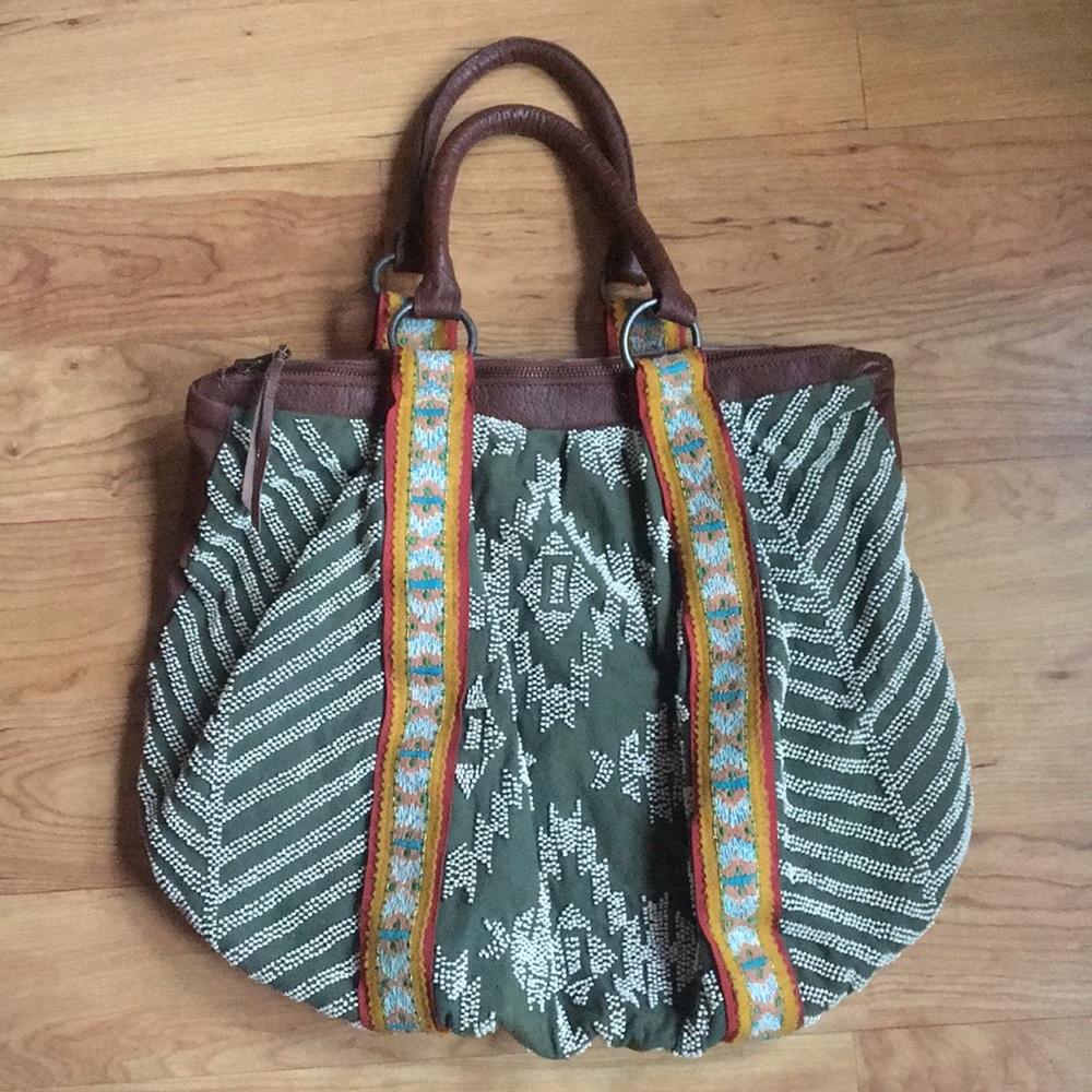 Anthropologie Lucky Penny Purse Beaded